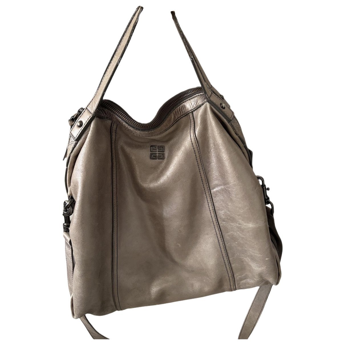 Leather tote