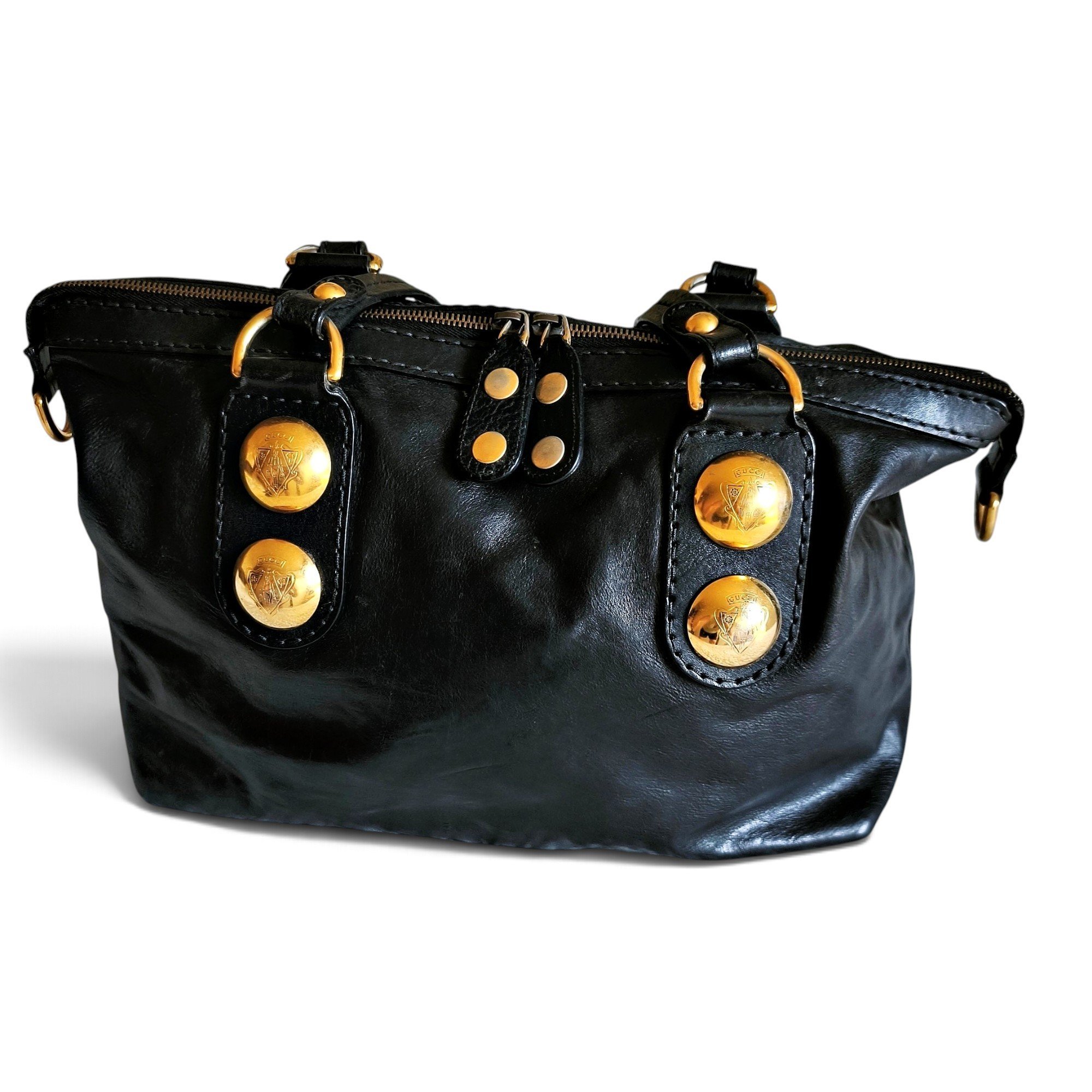 Leather handbag