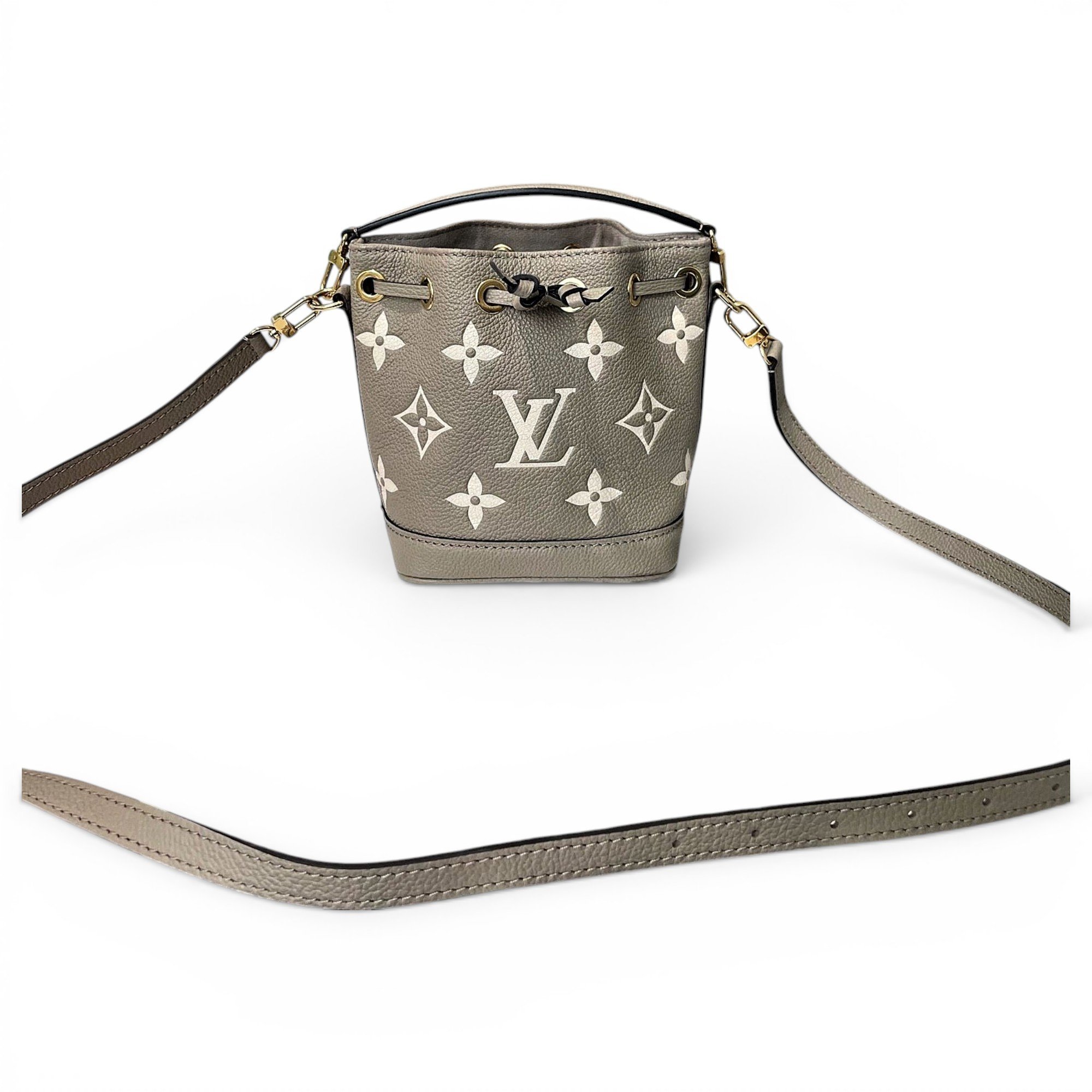 Nano Noé leather handbag