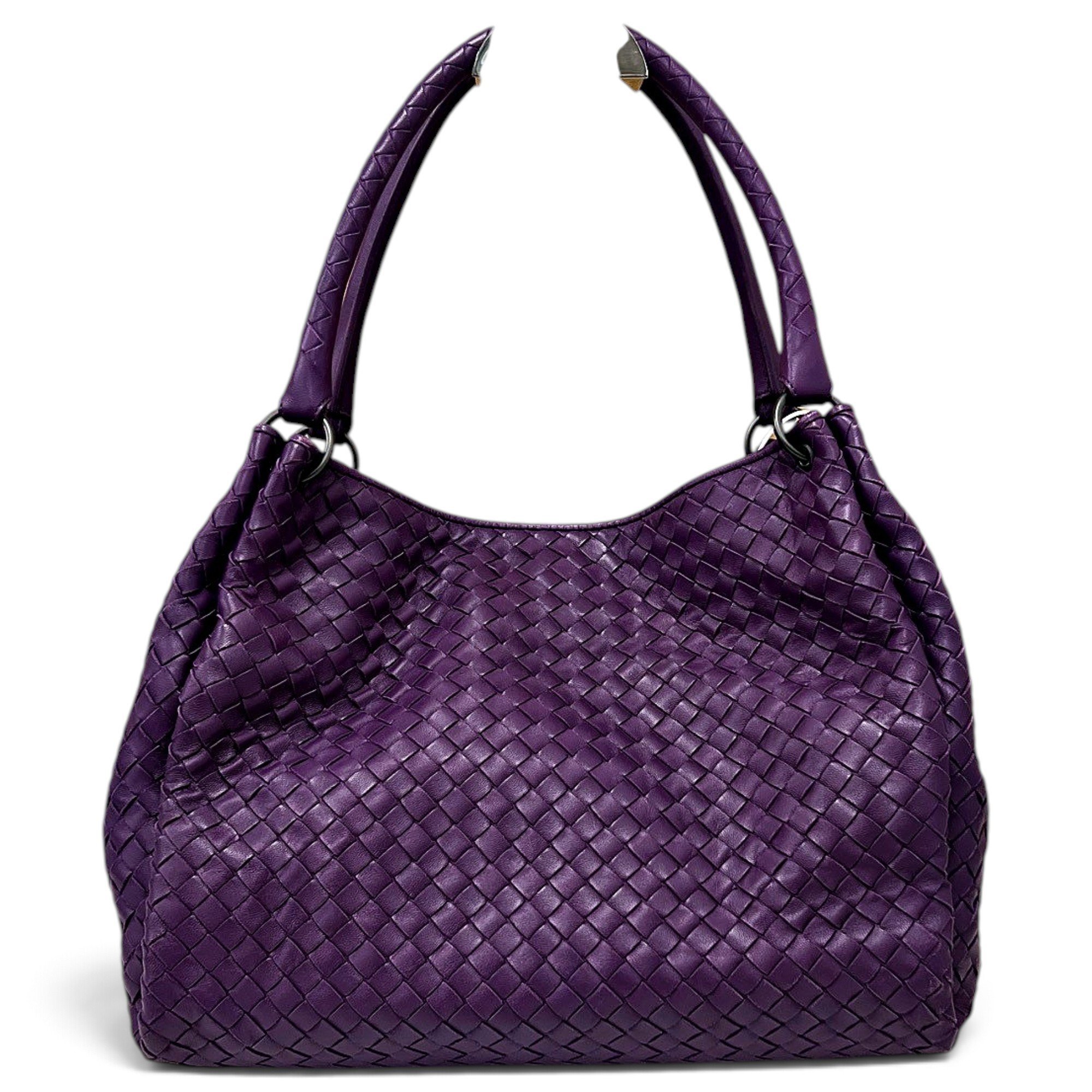 Parachute leather handbag