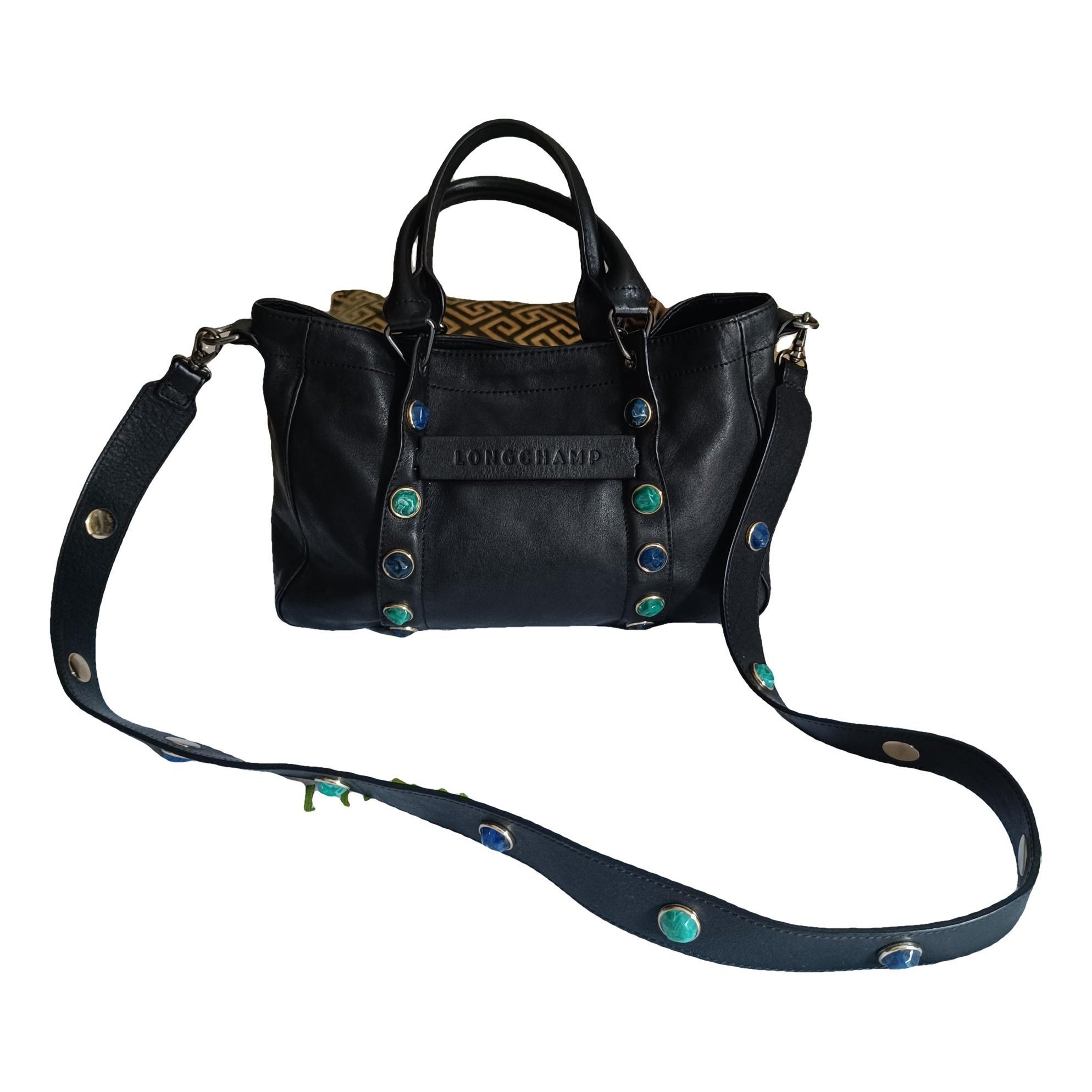 3D leather crossbody bag