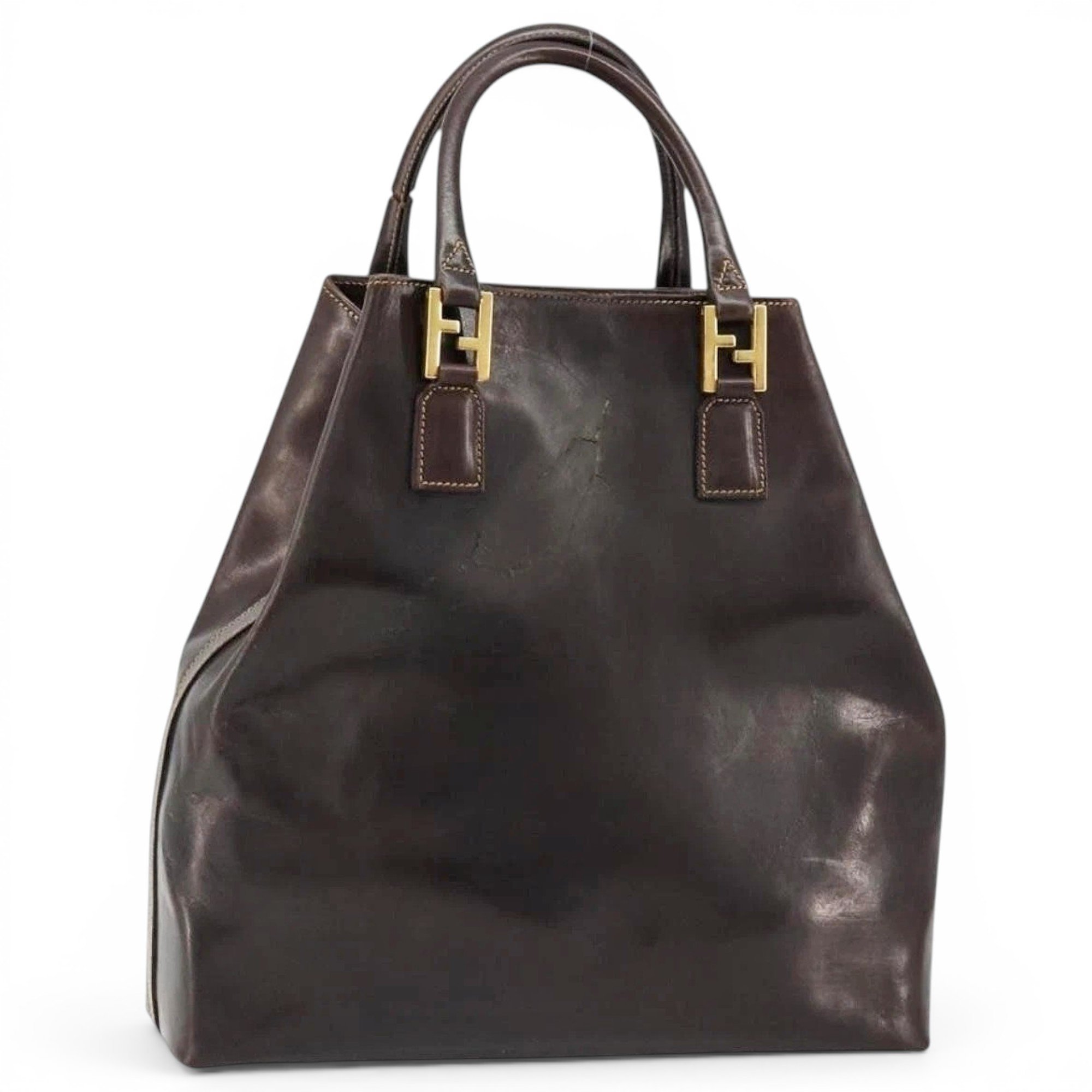 Leather handbag