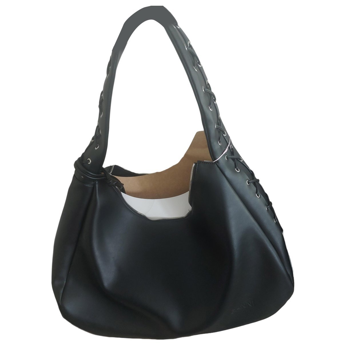 Hobo leather handbag