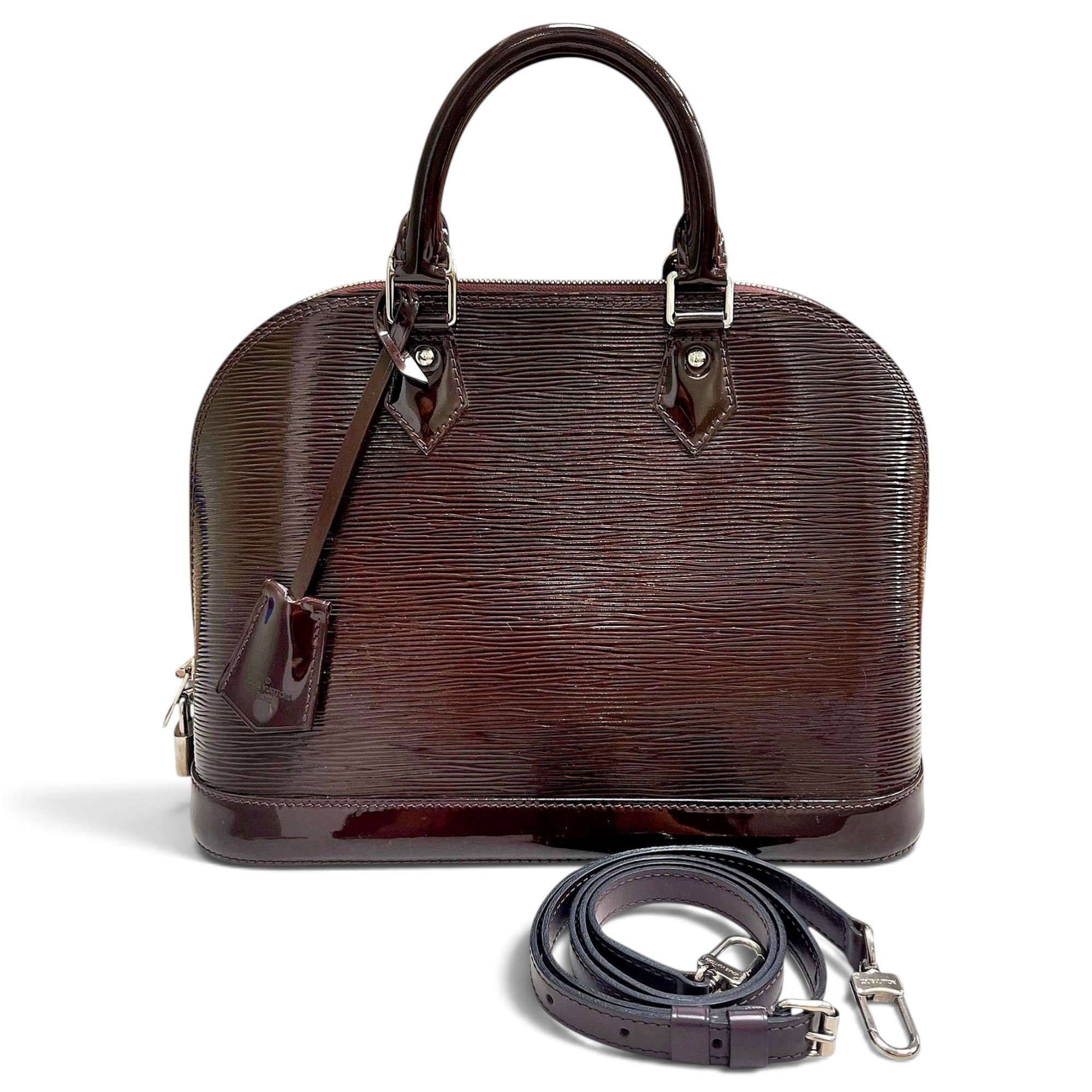 Alma patent leather handbag