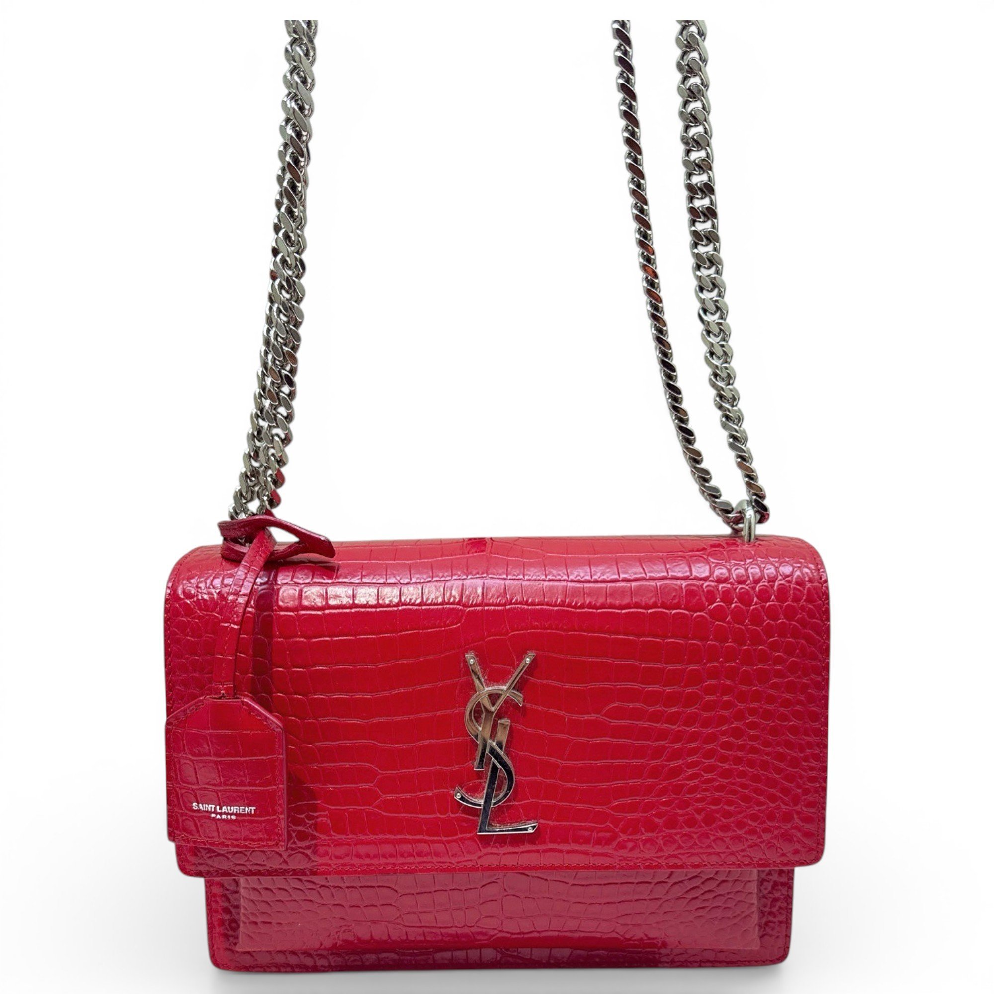 Sunset leather handbag
