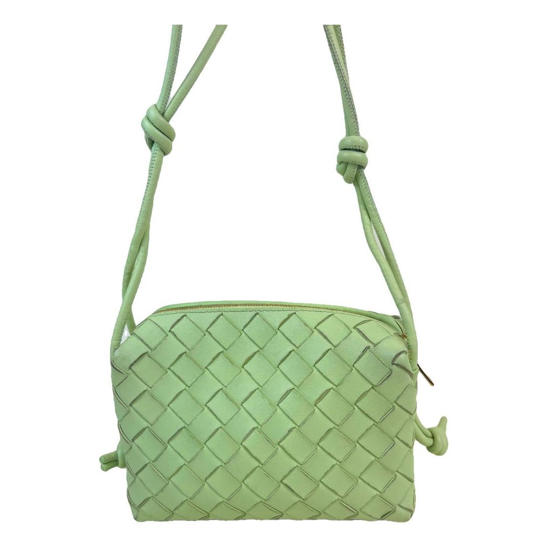 Loop leather handbag