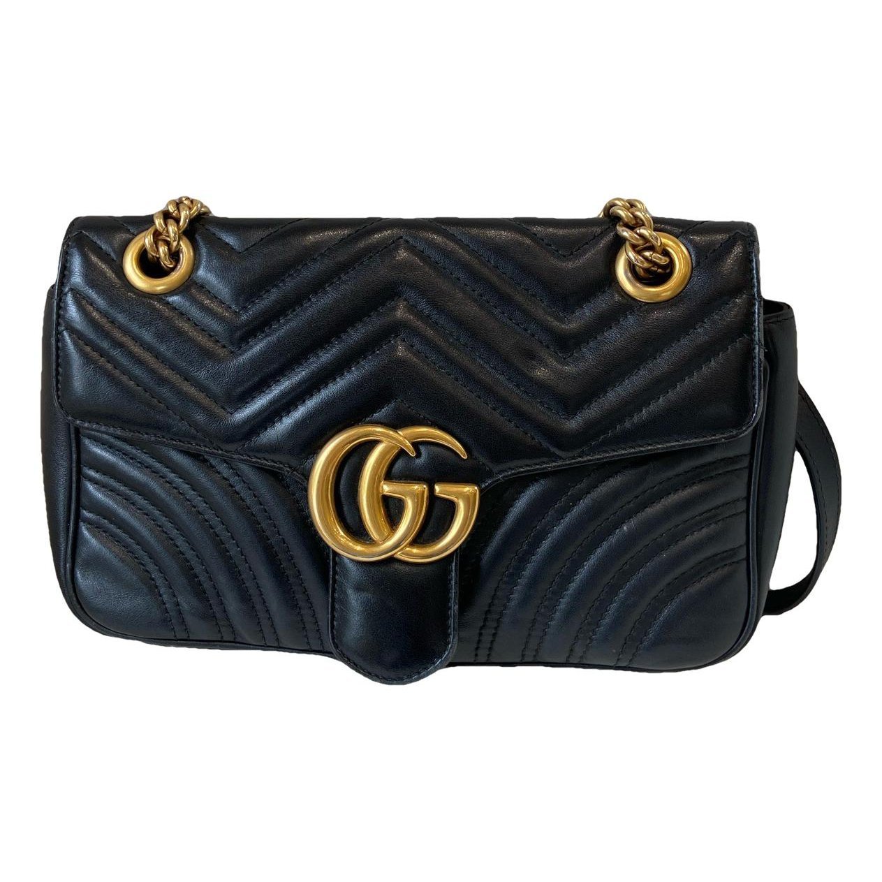 GG Marmont Flap leather crossbody bag