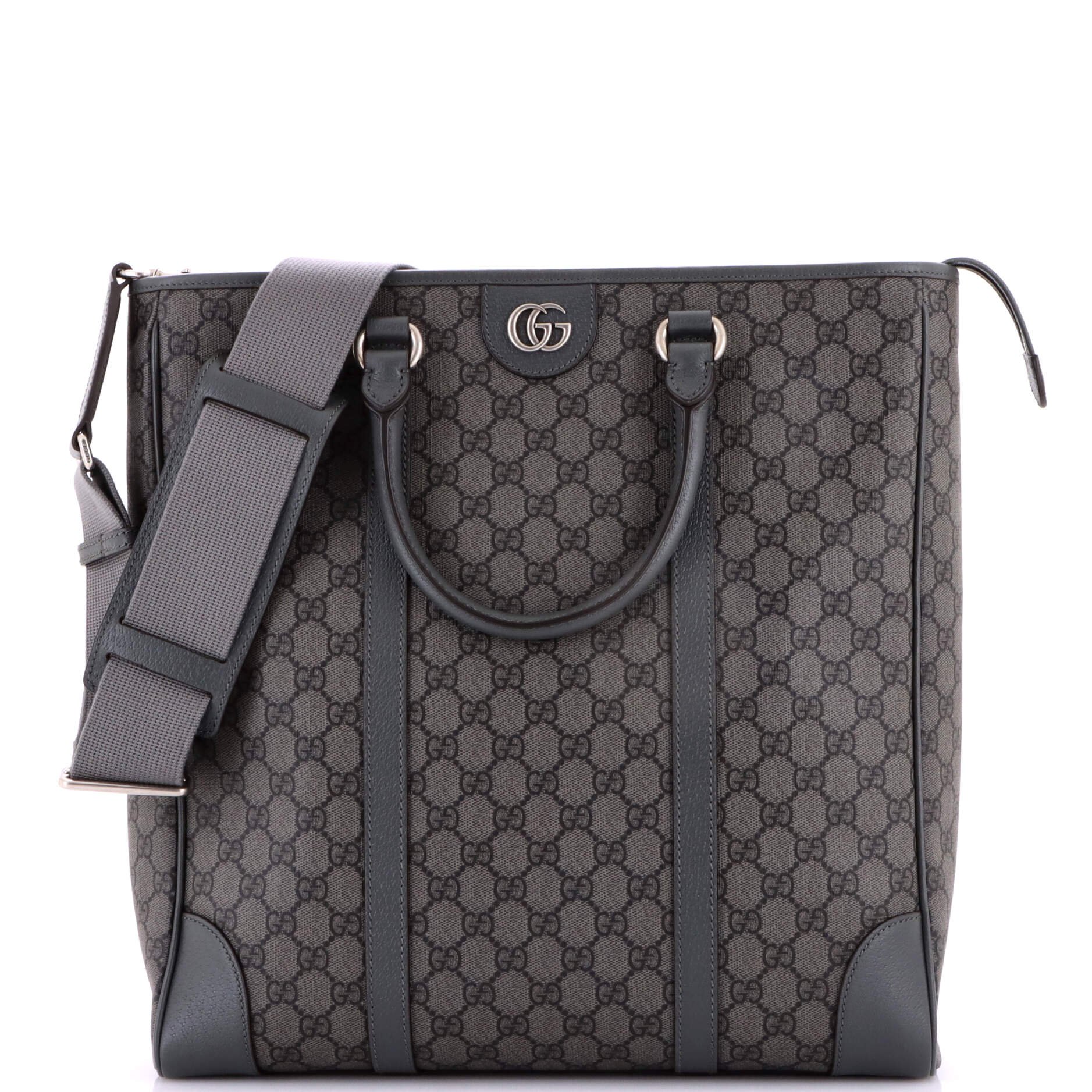 Ophidia Convertible Open Tote GG Coated Canvas Tall