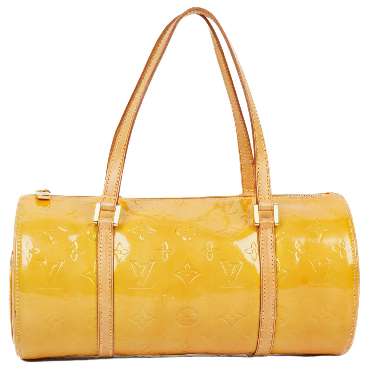 Papillon patent leather handbag