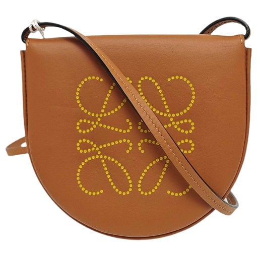 Heel leather crossbody bag