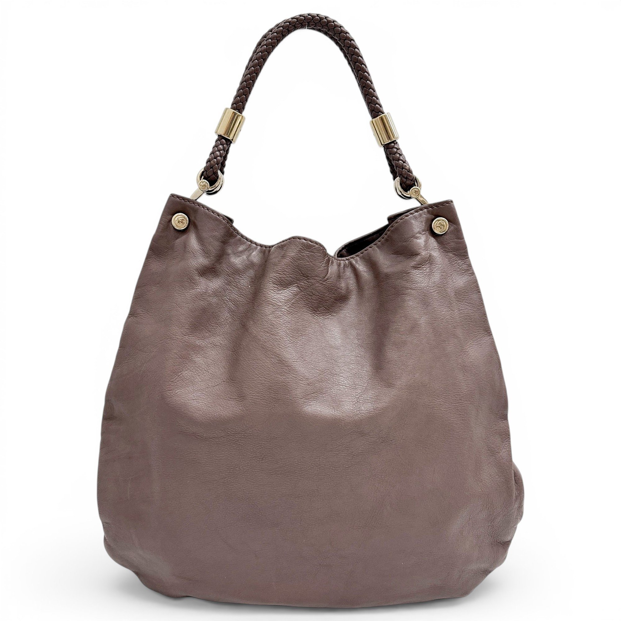 Leather handbag