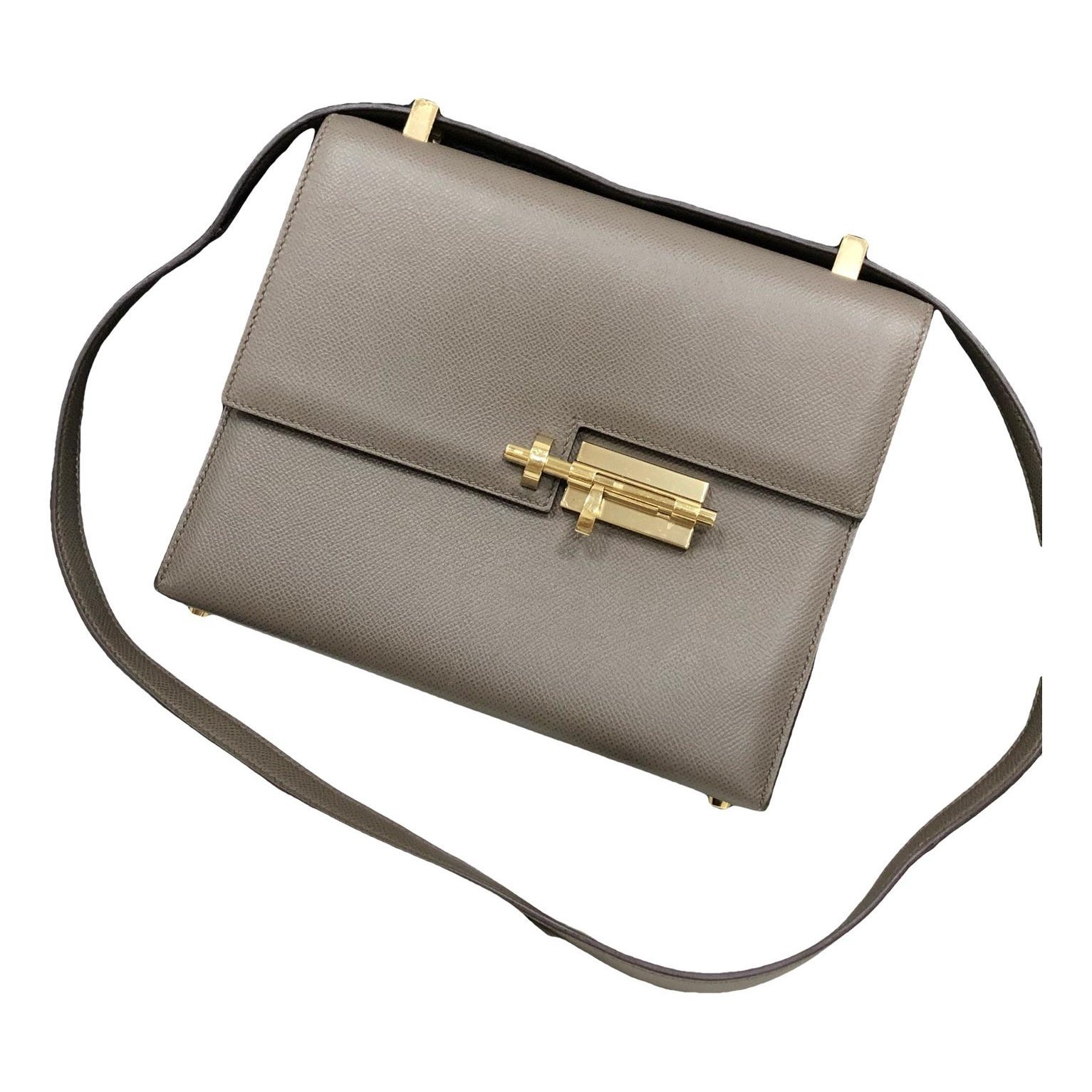 Verrou leather handbag