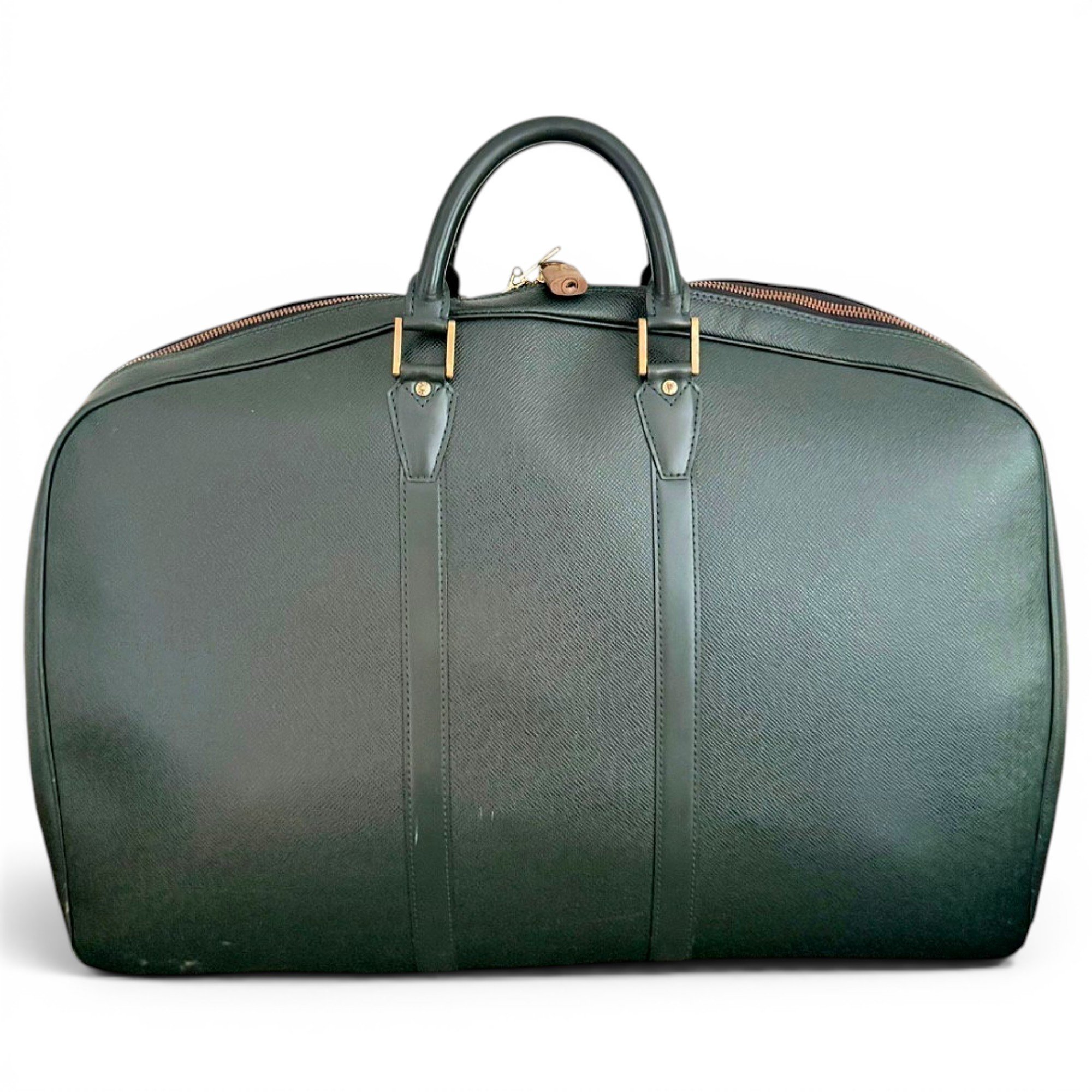 Helanga patent leather travel bag