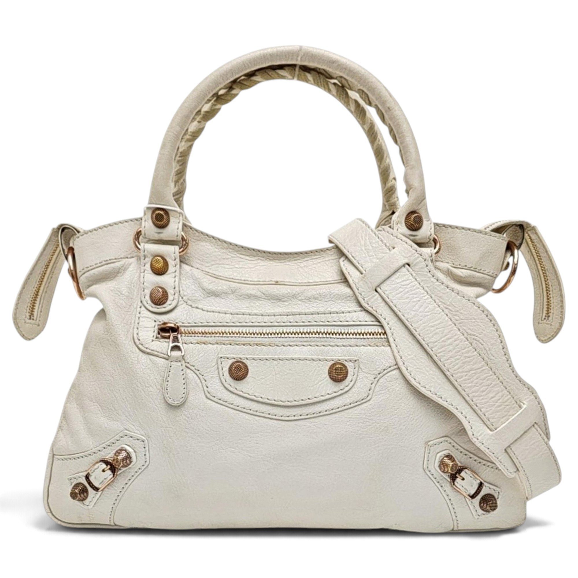 Leather handbag