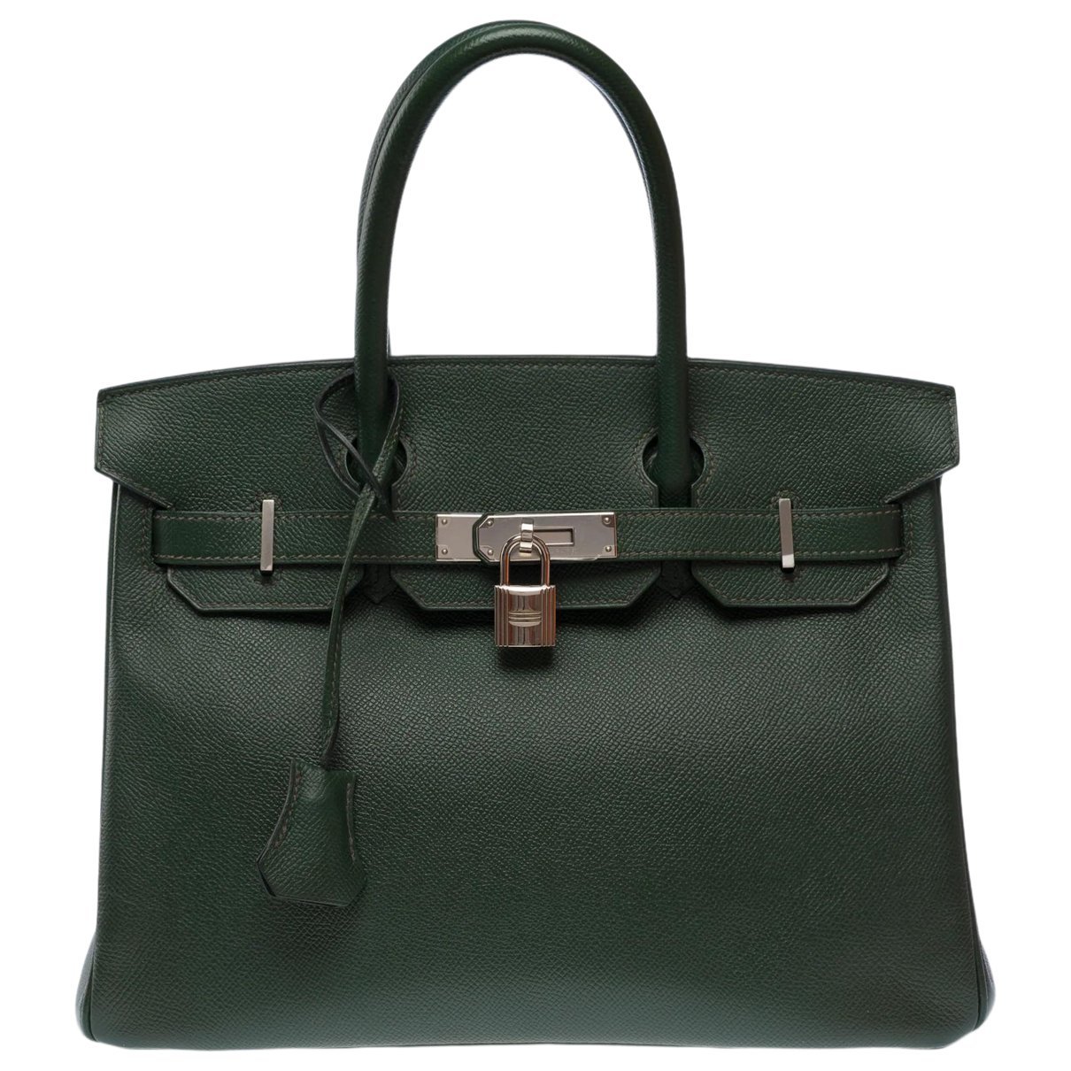 Hermes Birkin 30 Handbag Vert Anglais Epsom Leather 2014