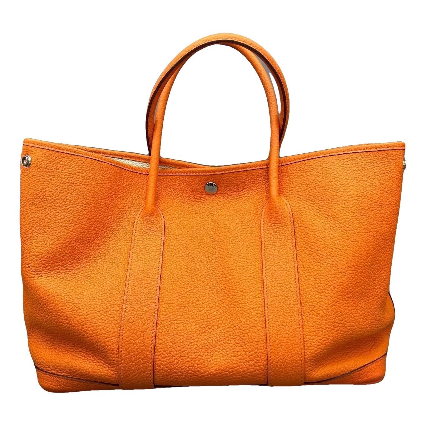 Garden Party leather handbag
