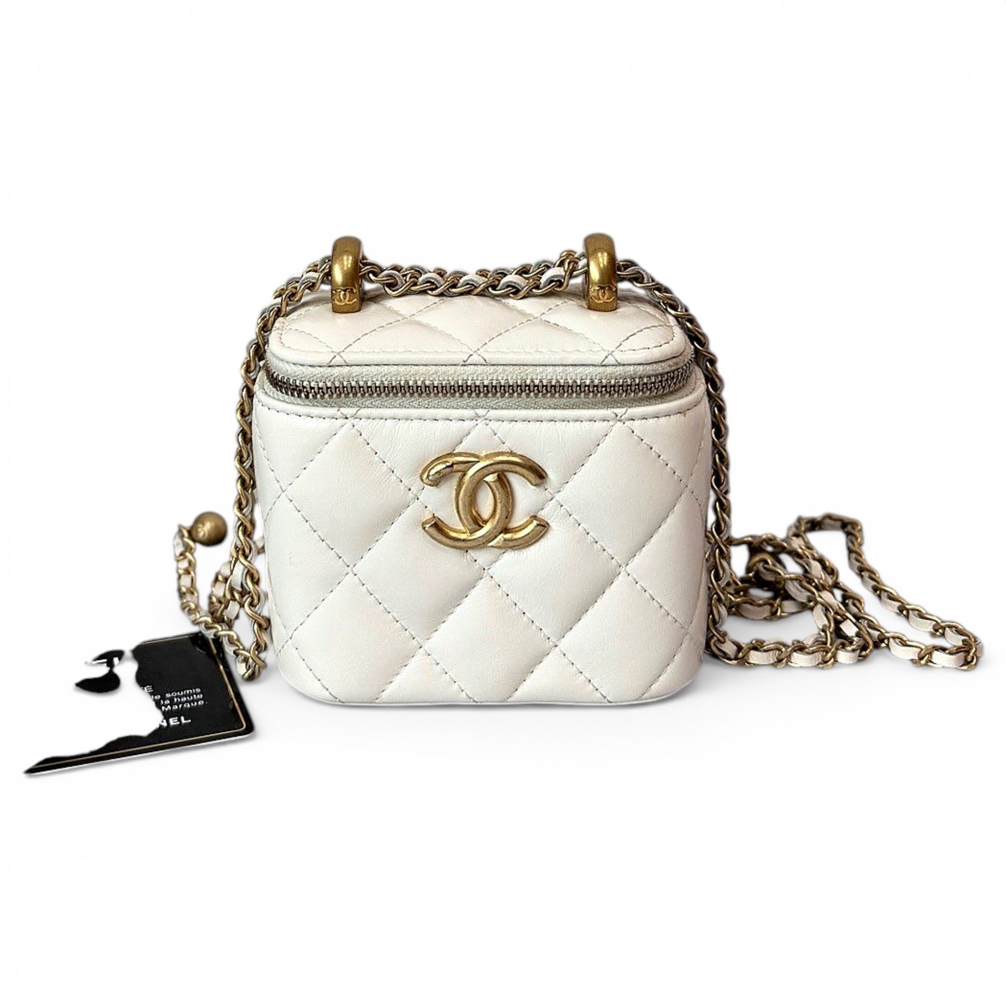 Vanity leather mini bag