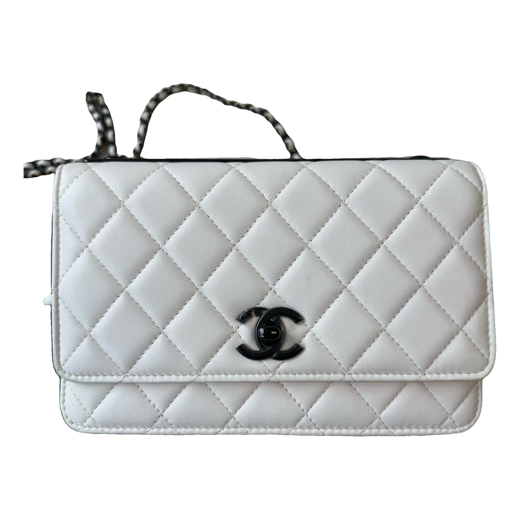Trendy CC Wallet on Chain leather crossbody bag