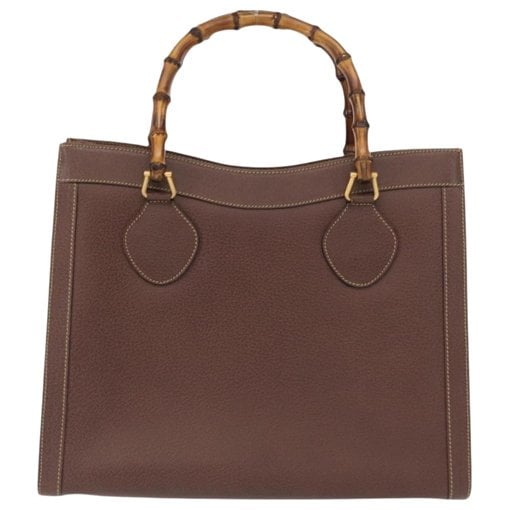 Bamboo leather handbag