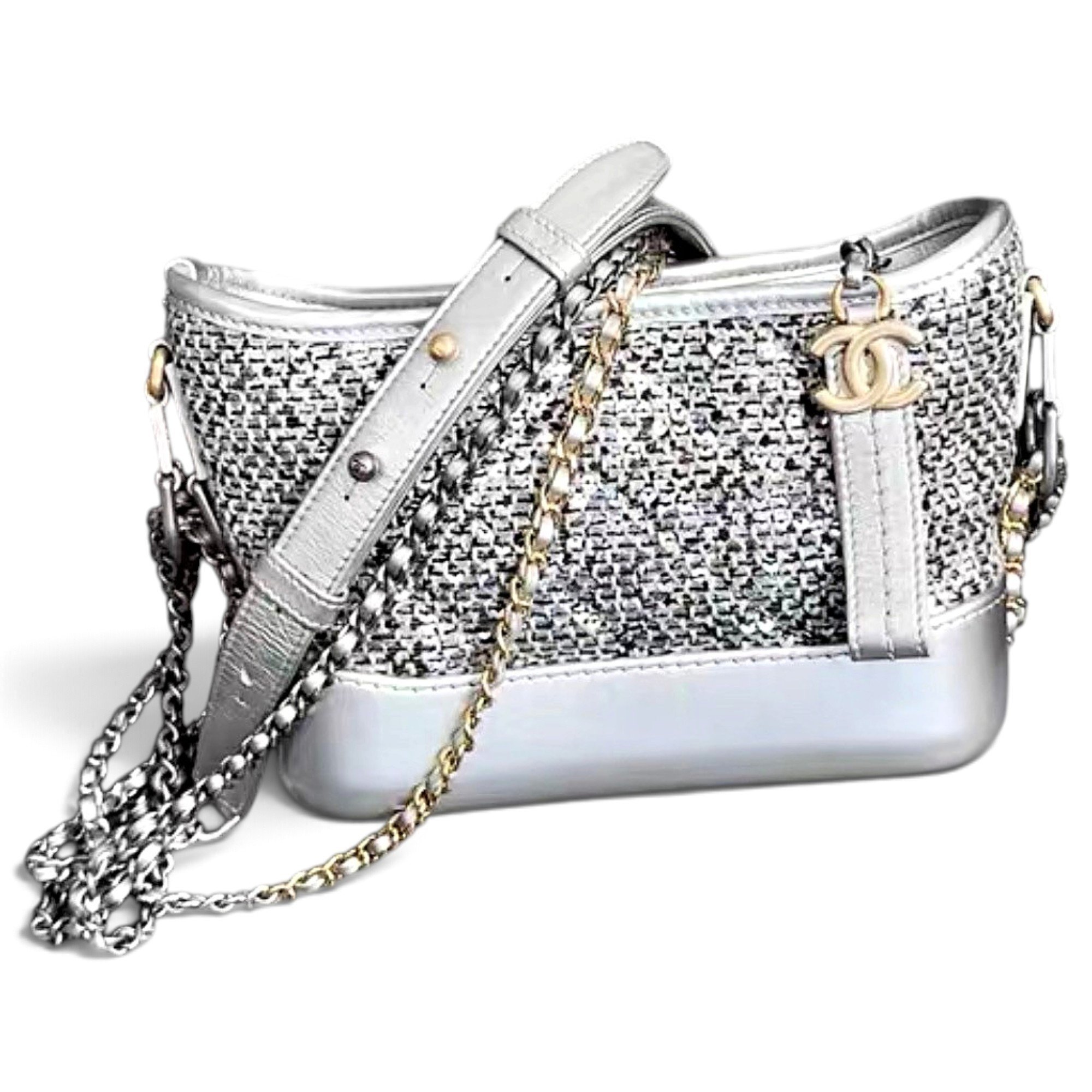 Gabrielle glitter crossbody bag