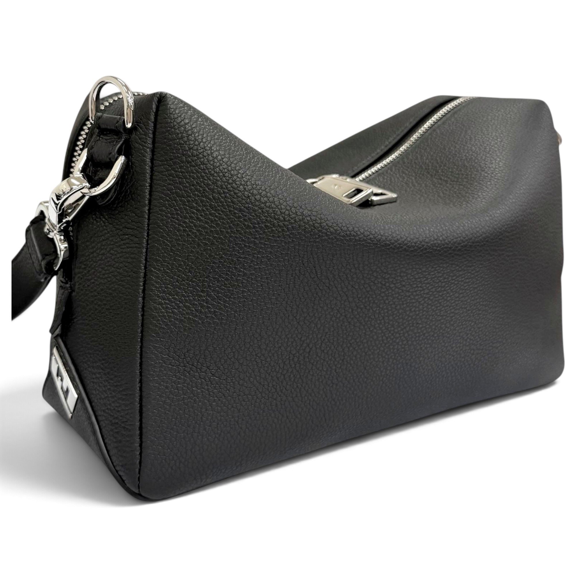 Pocket pony-style calfskin handbag