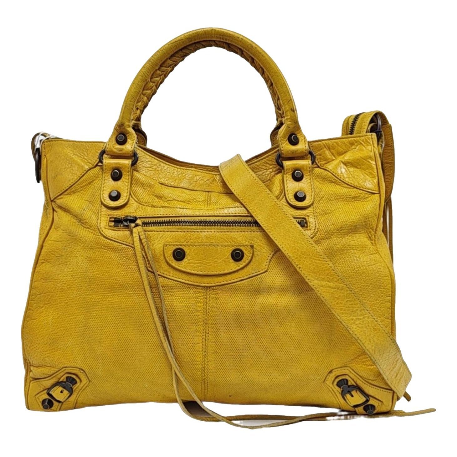 Leather handbag