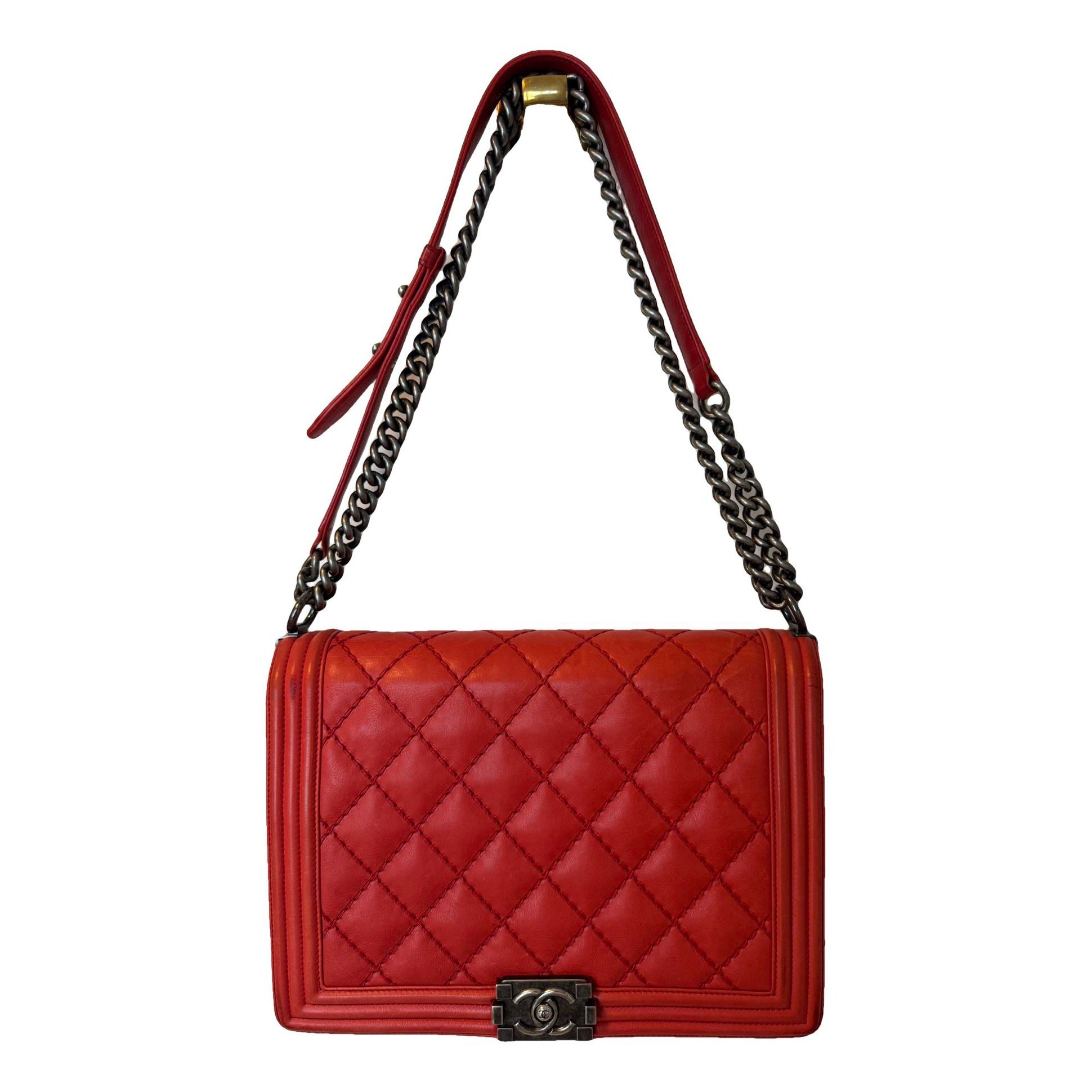 Boy leather crossbody bag