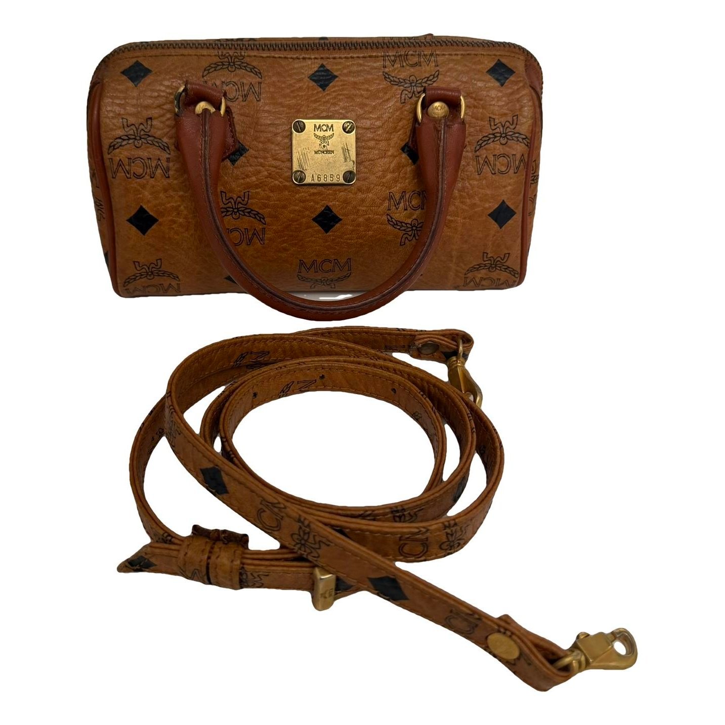 Boston leather mini bag