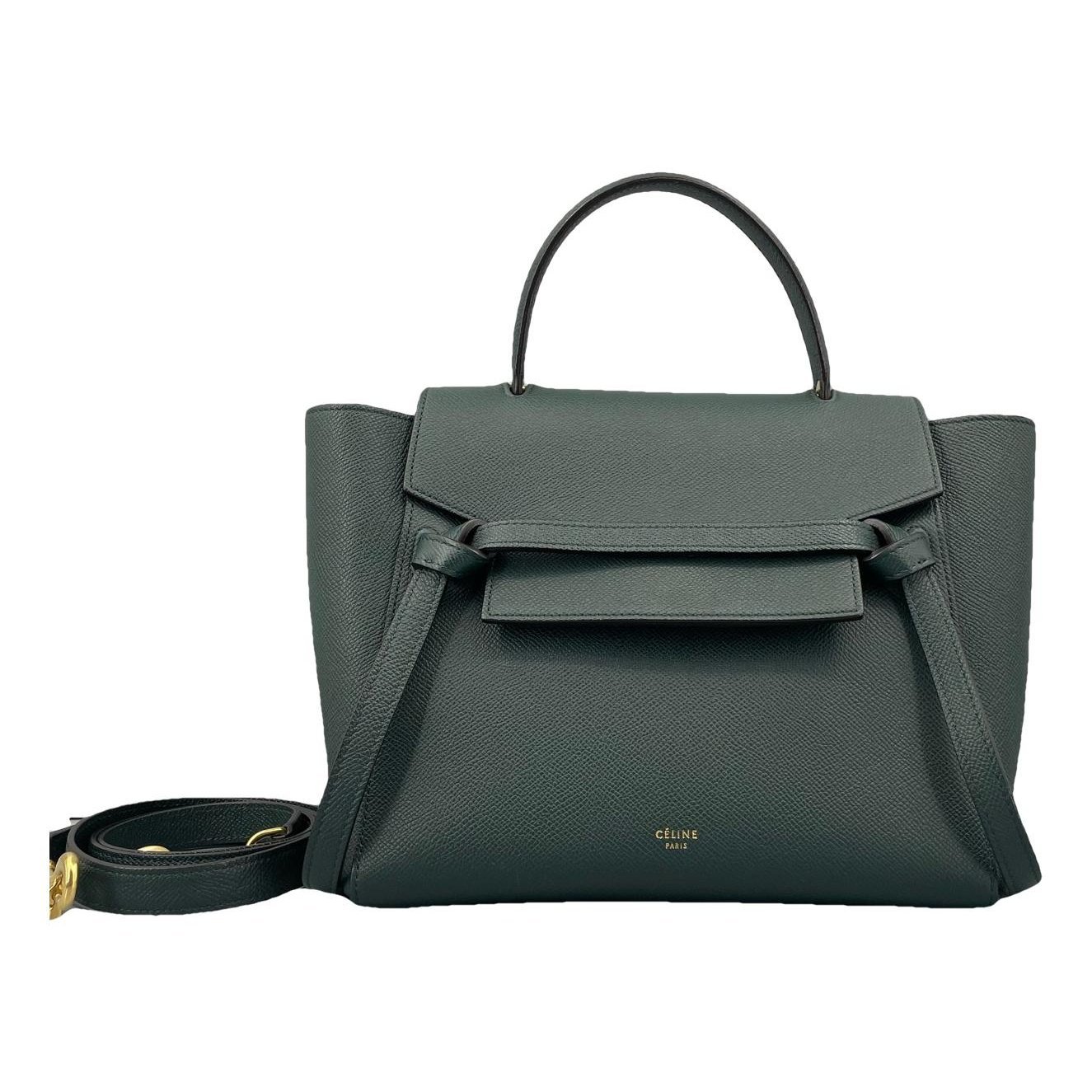 Belt leather handbag