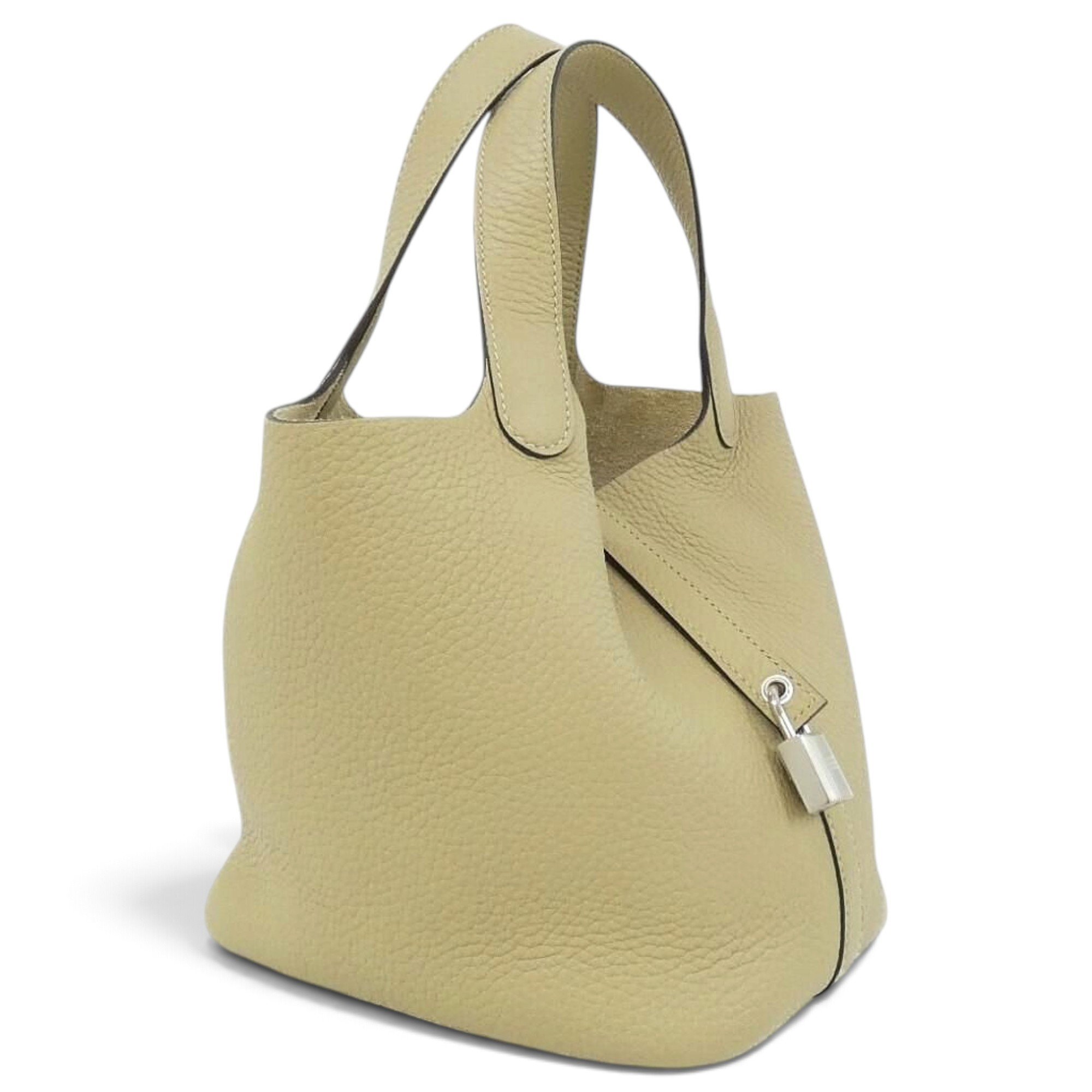 Picotin leather handbag