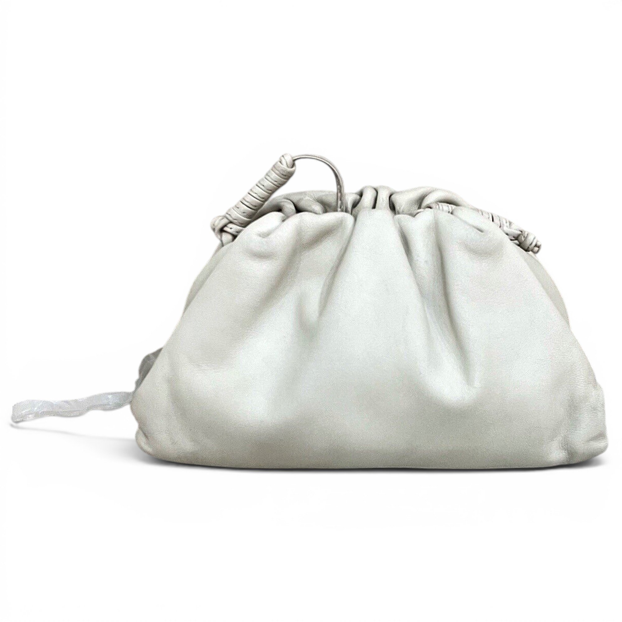 Pouch leather handbag