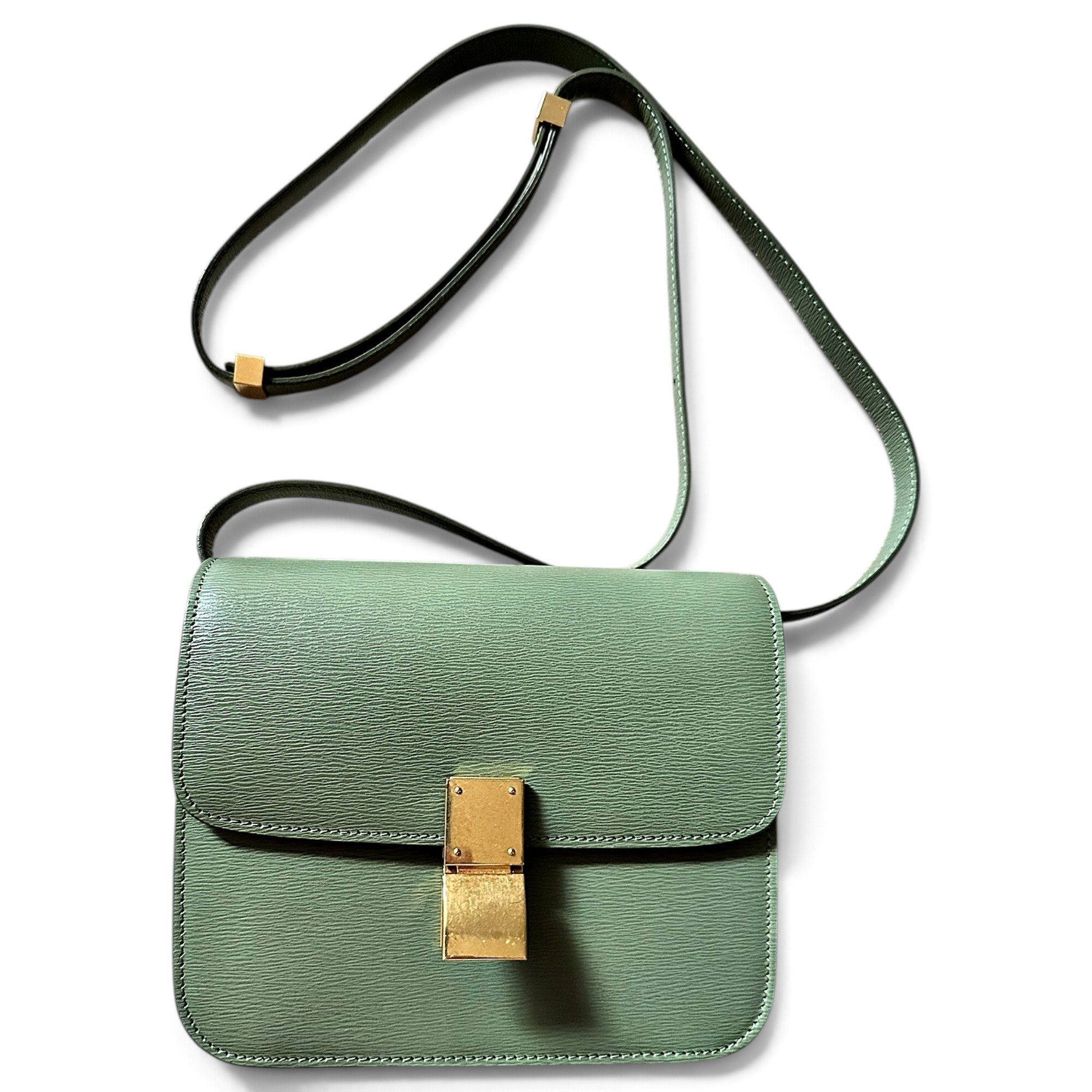 Classic leather crossbody bag