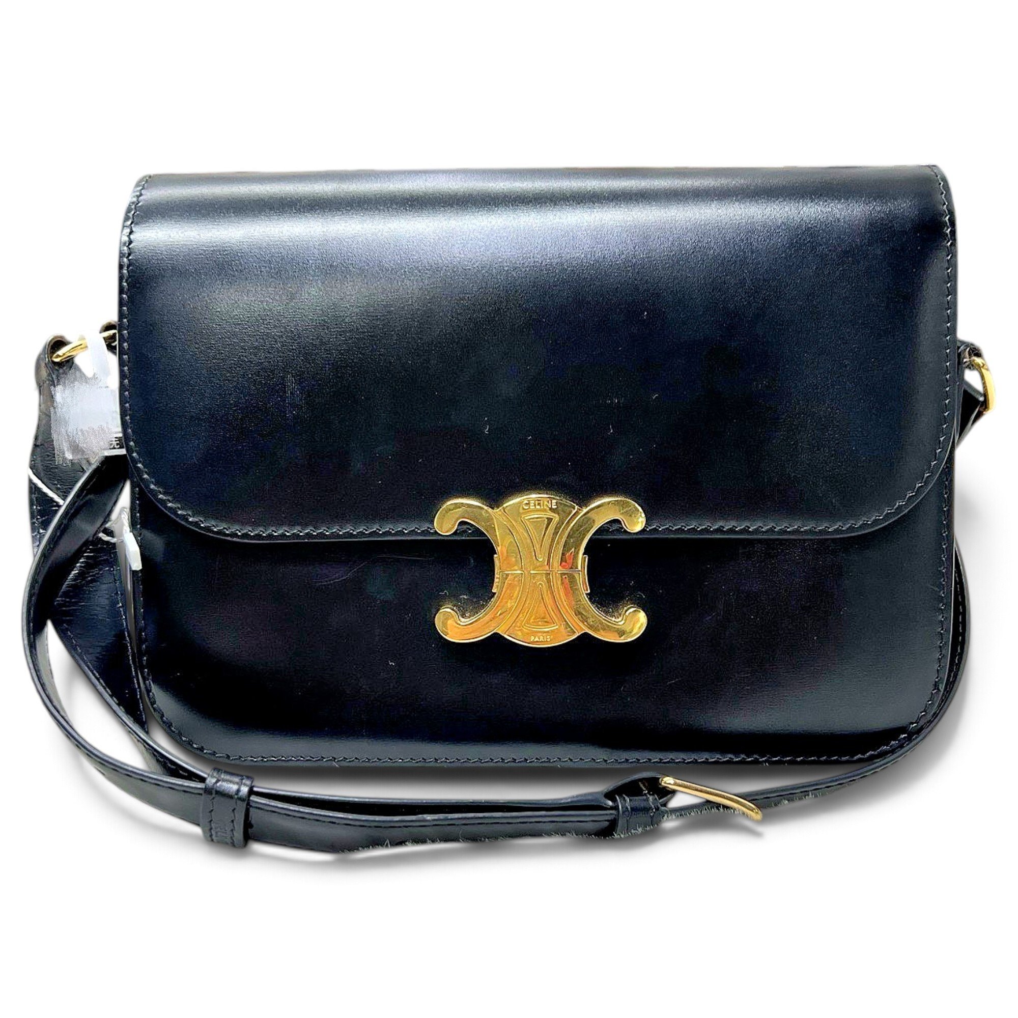 Triomphe leather handbag