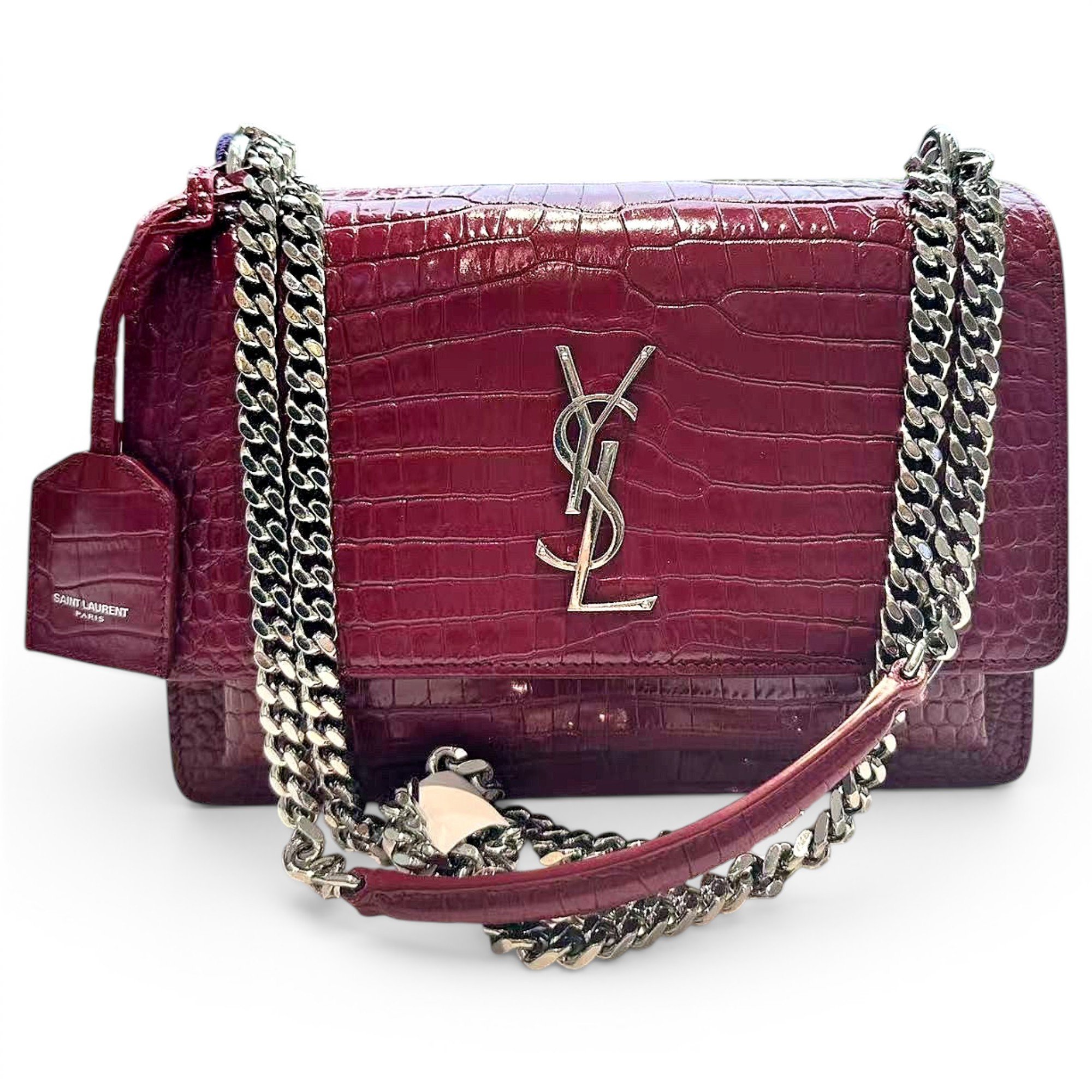 Sunset leather handbag