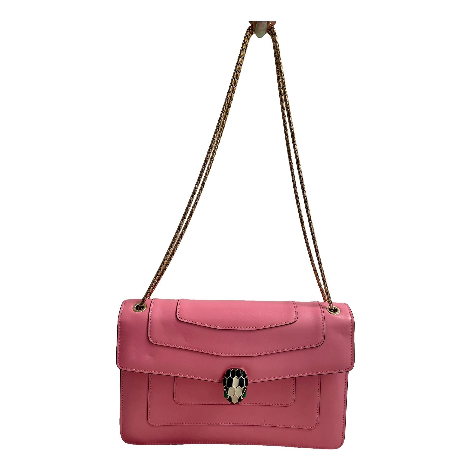 Serpenti leather crossbody bag
