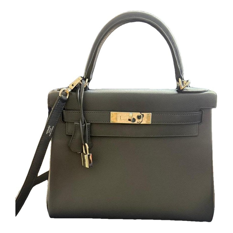 Hermes Kelly 28 Handbag Bleu Nuit Evercolor Leather 2021