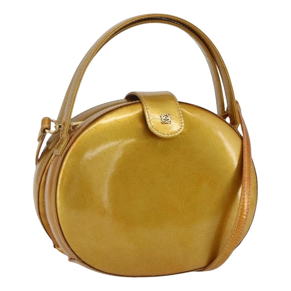 Patent leather handbag