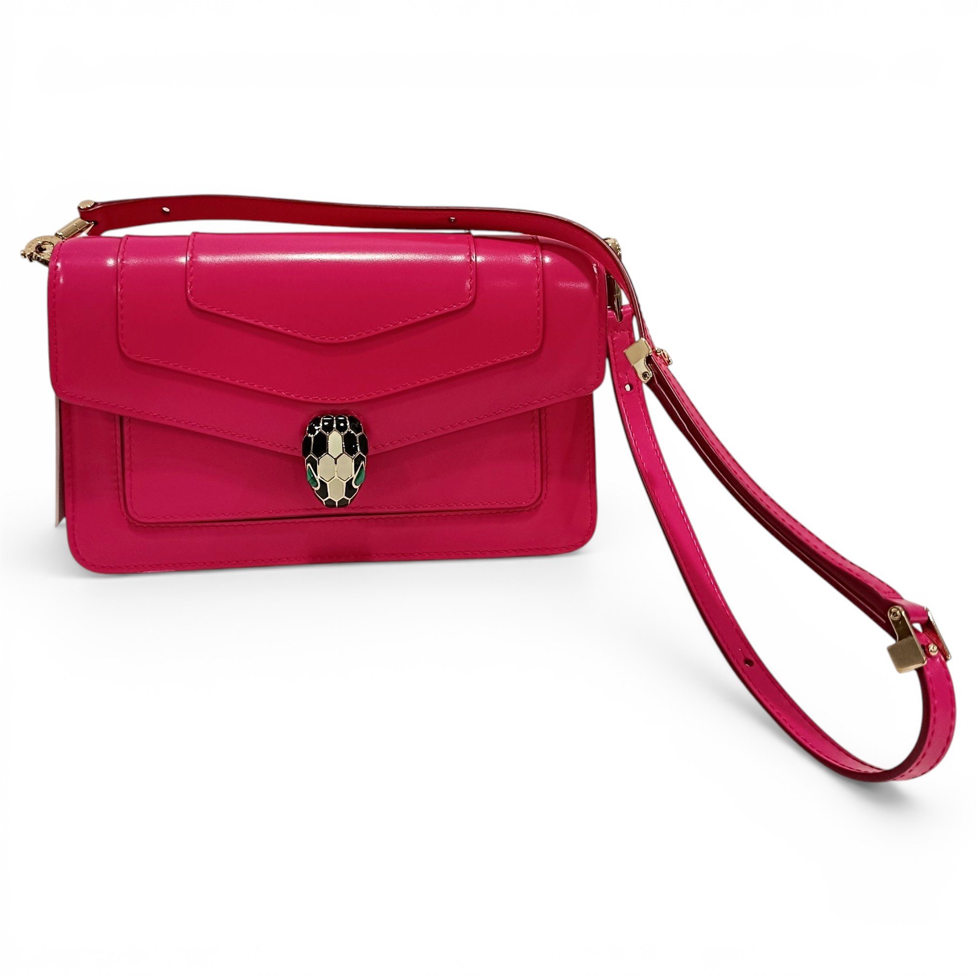 Bvlgari Serpenti leather handbag