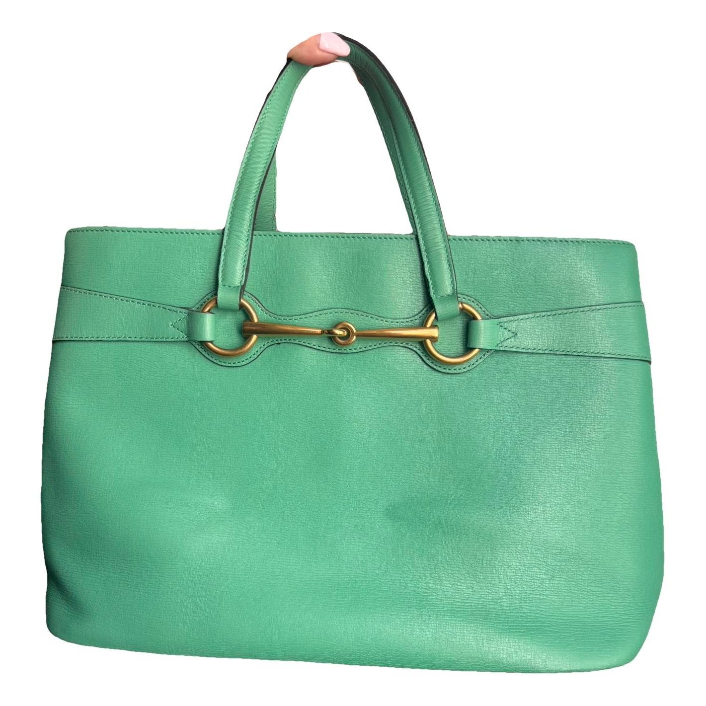 Leather handbag