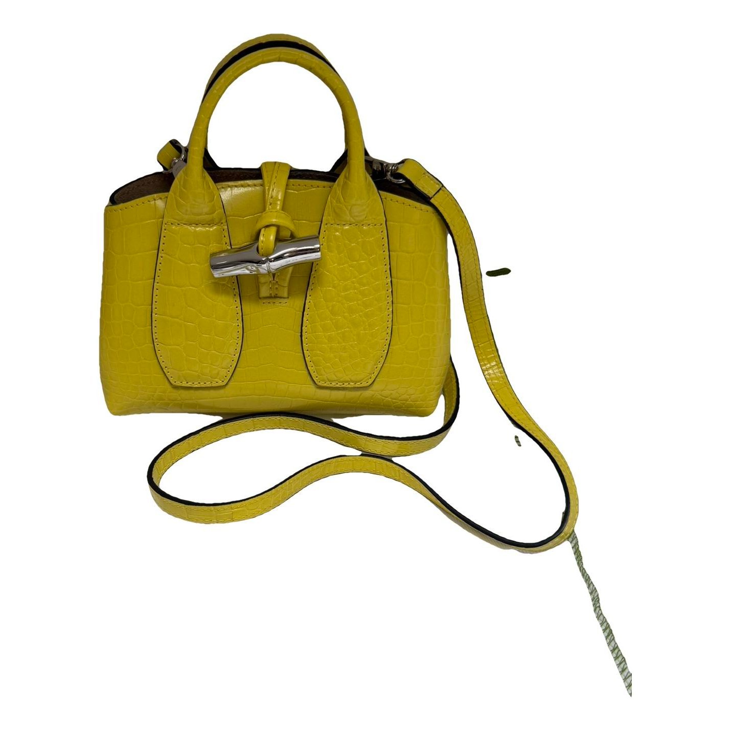 Roseau patent leather handbag