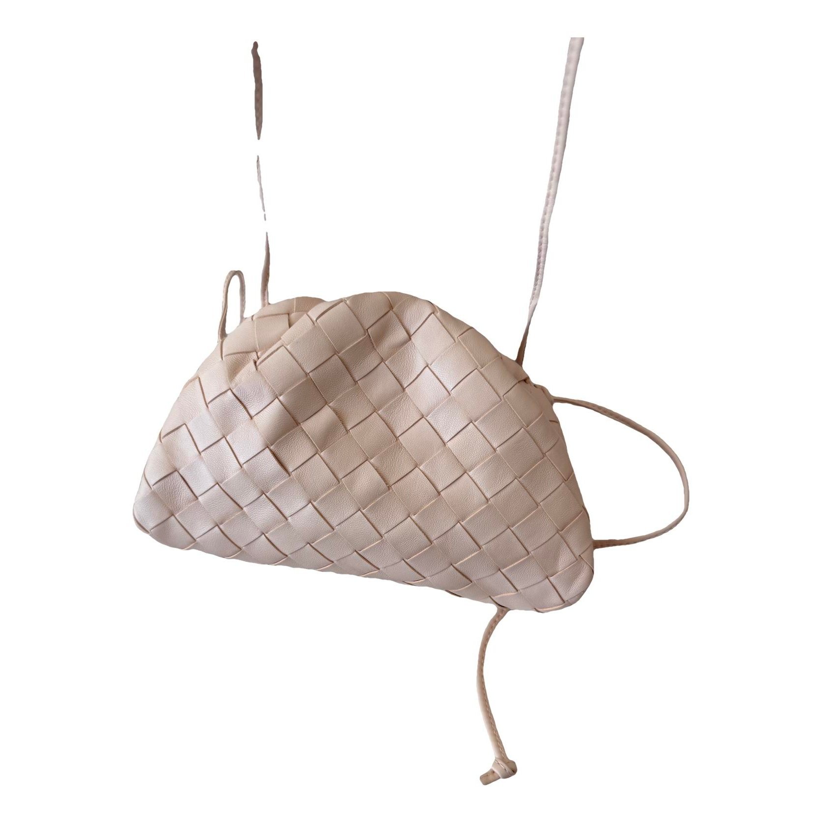 Pouch leather clutch bag