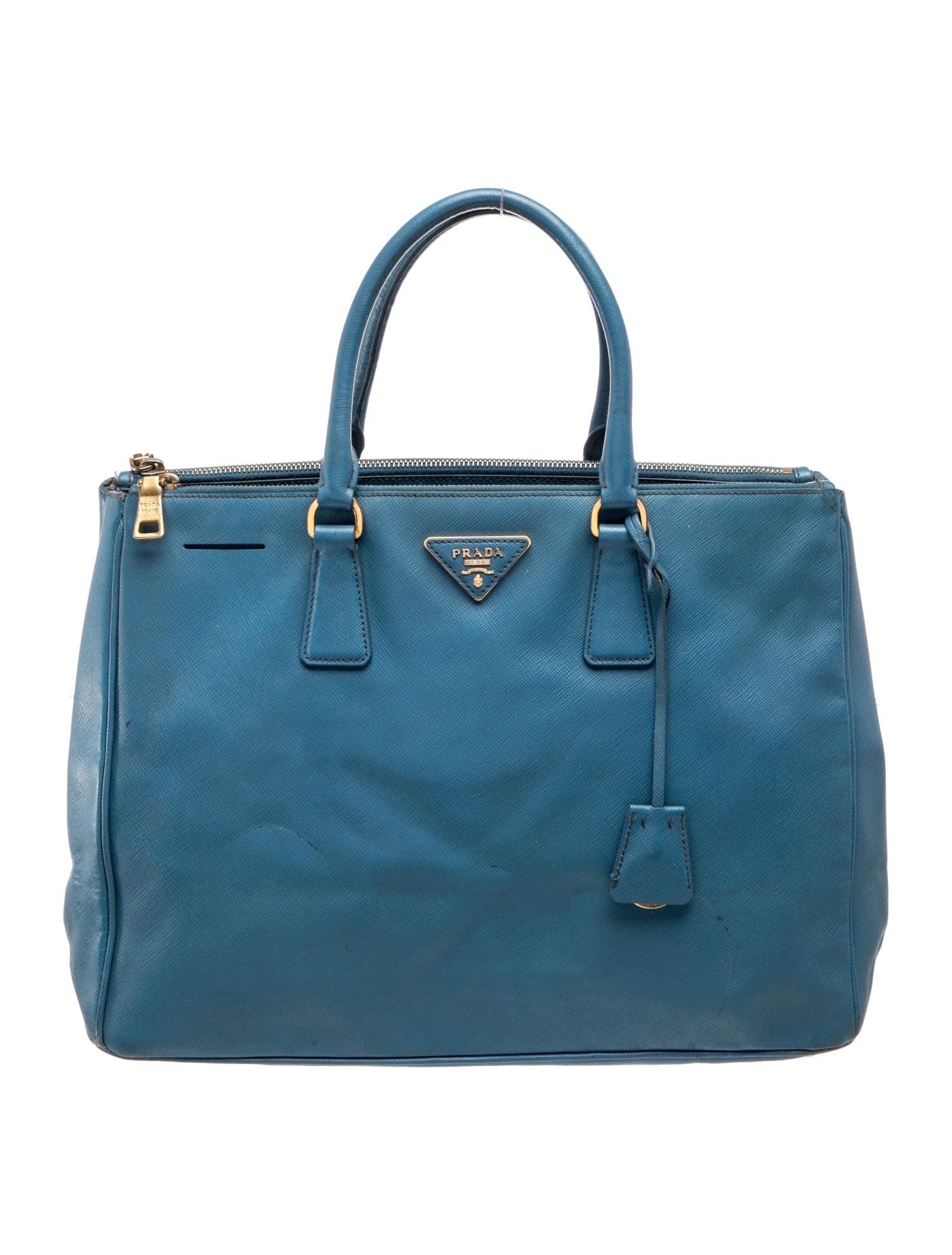 Saffiano Leather Galleria Double Zip Large