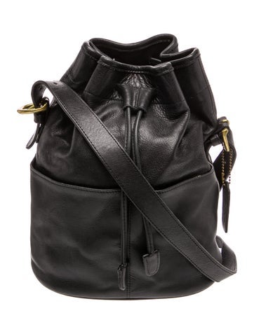 Leather Bucket Bag