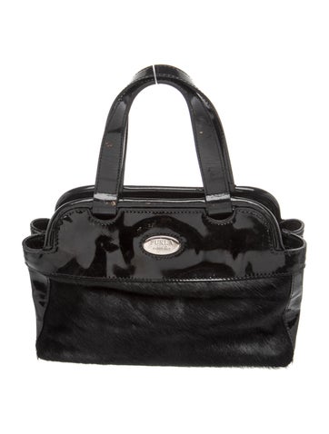 Leather Top Handle Bag