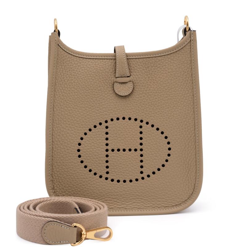 Hermes Trench Clemence Mini Evelyne II TPM 16 Gold Hardware, 2025