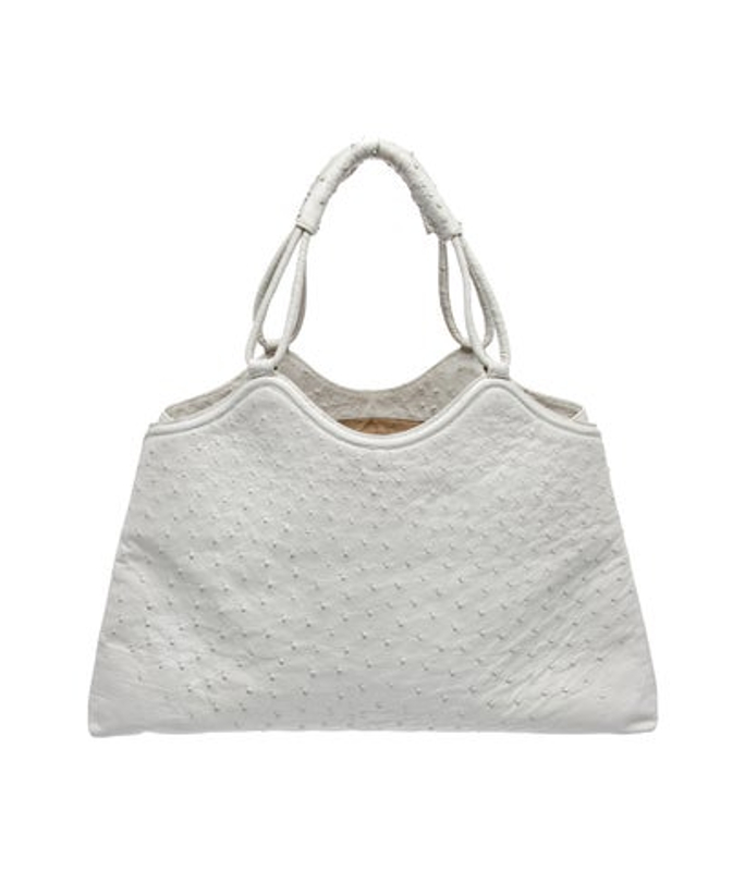 Nancy Gonzalez Gonzalez Ostrich Top Handle Bag