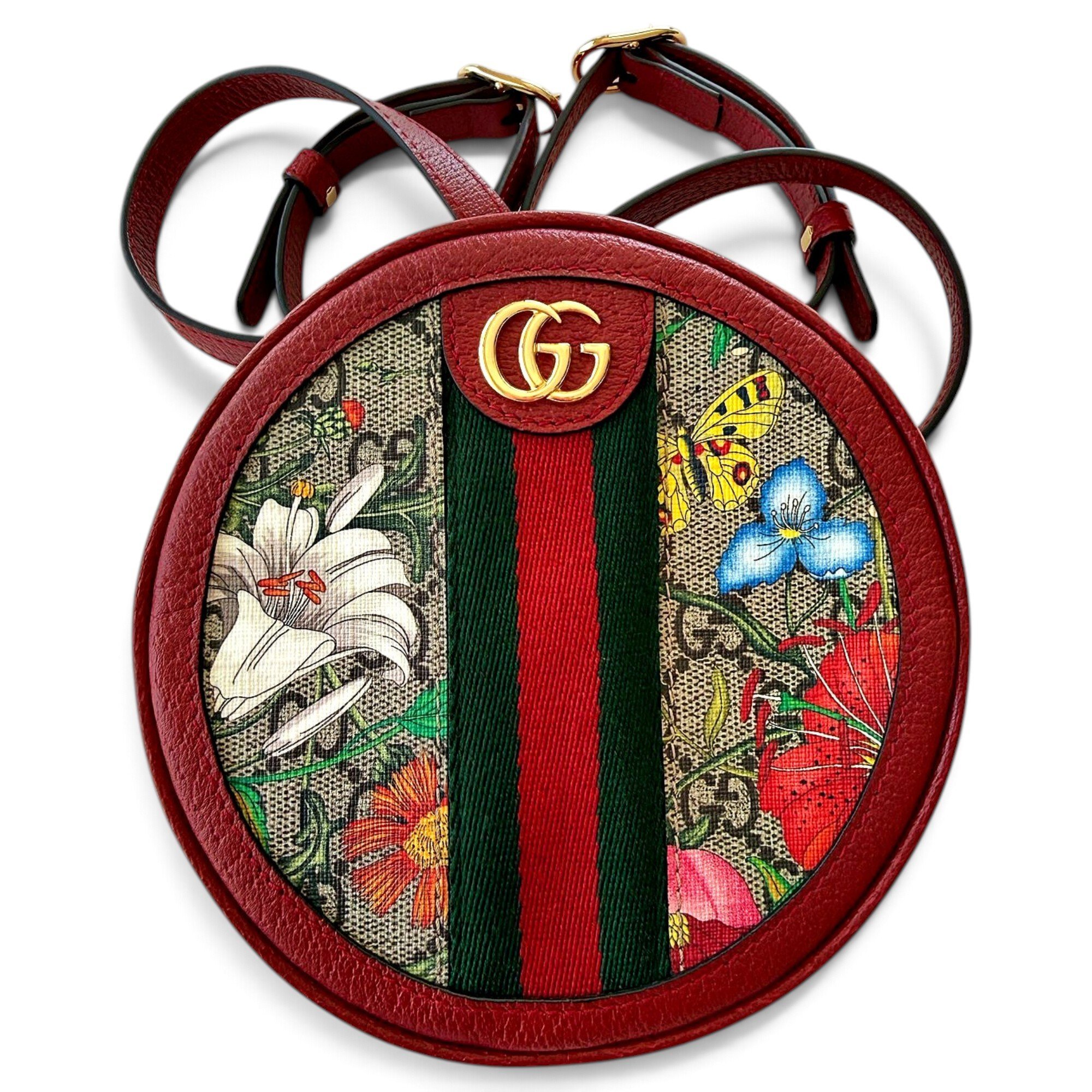 Ophidia leather crossbody bag