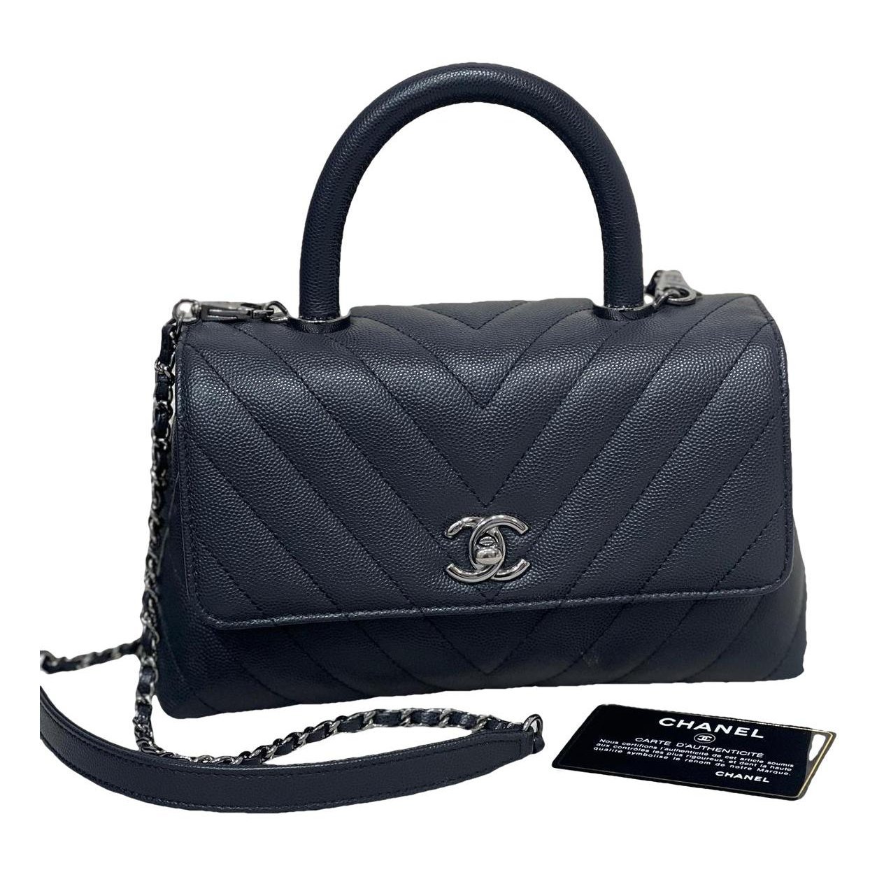 Coco Handle leather handbag