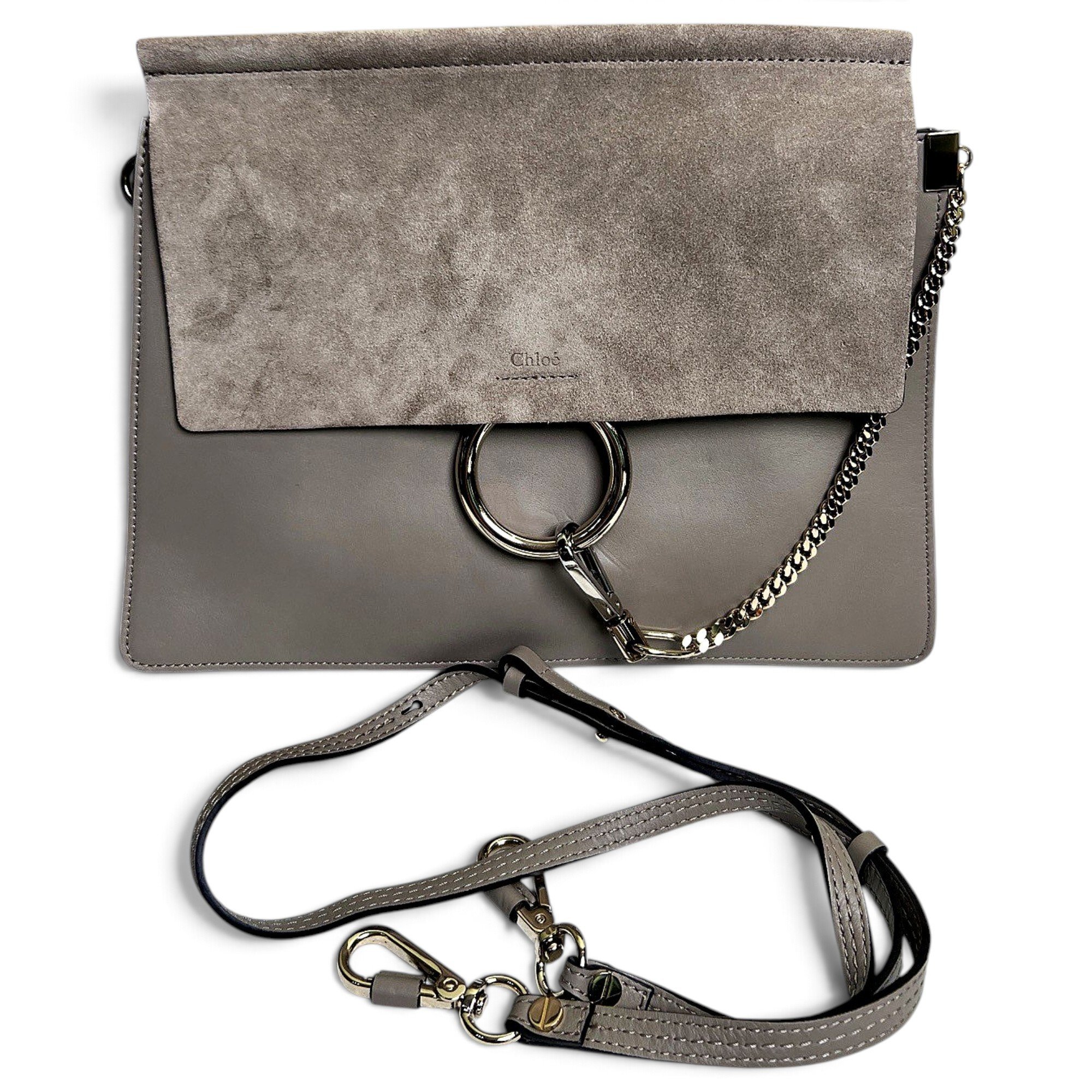 Faye leather handbag