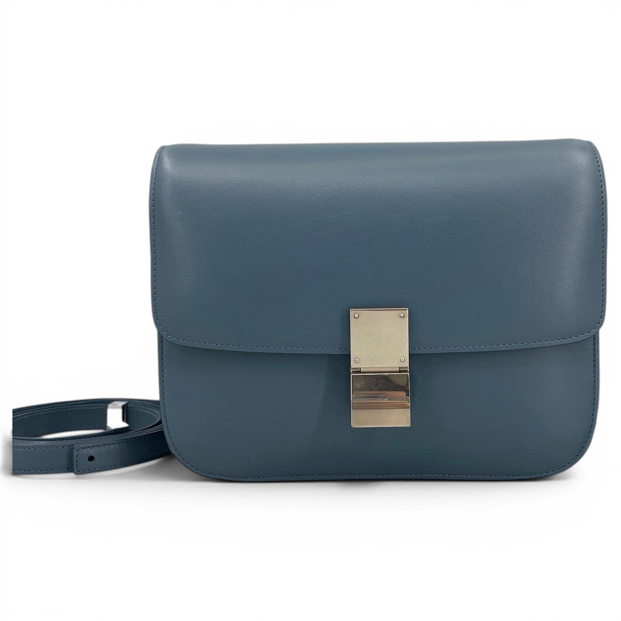 Classic leather crossbody bag